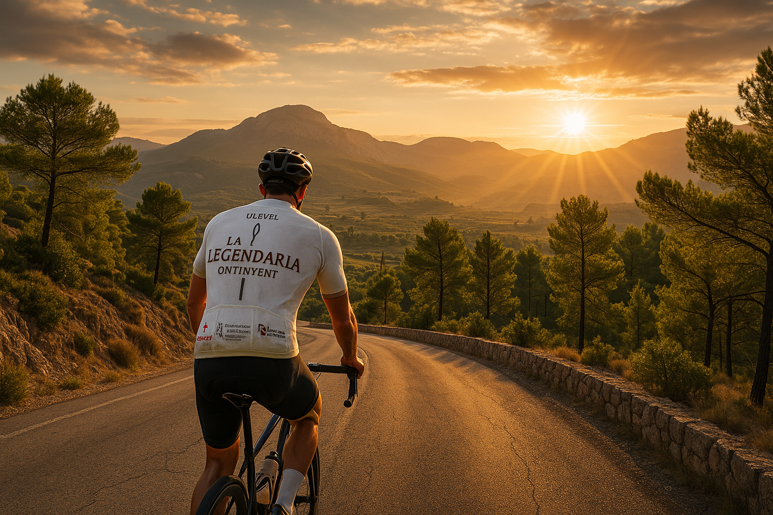 Ciclistas en La Legendaria - Gran Fondo de Ontinyent